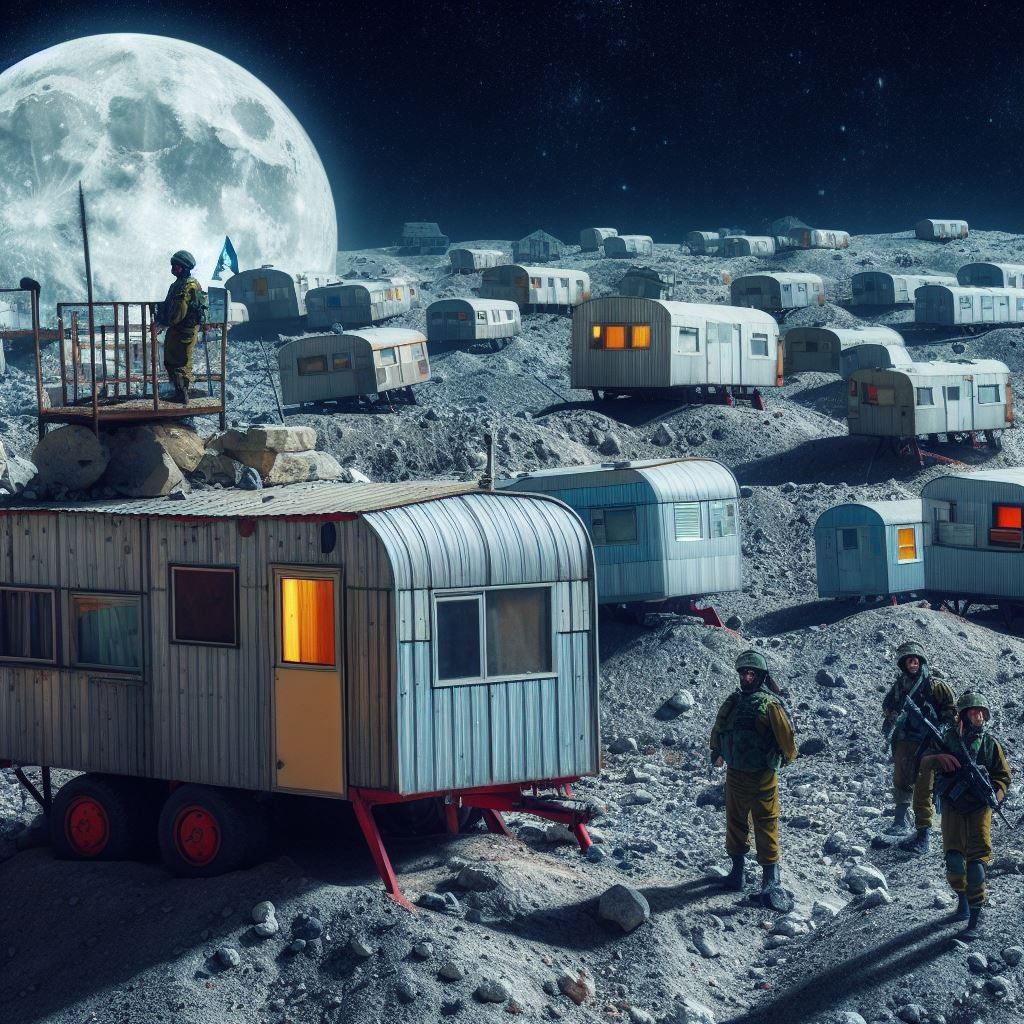 In the year 2123 we will keep sending troops to guard settlements. This time on the moon 😕