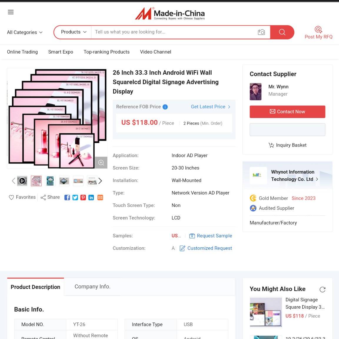 AndreFvchs's tweet photo. I found an interesting 1:1 display for @diyframe_xyz at a reasonable price, running #Android OS for the #diyFrame player. 🔥🚀

Should I order a sample? 🤔 
__
#tezos #digitalart #nfts https://t.co/k8sCLhW7NY