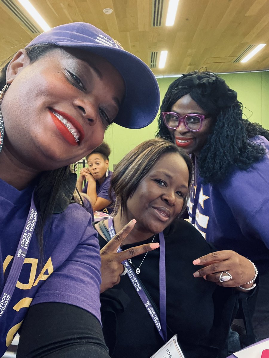 Hey y’all!!! I am a @dcpave Ward Based PLE Board Member representing Ward 7! I am at the #plekickoff23 and I am excited for advocacy for our children this year! #parentpower #PurpleWave #Plekickoff23