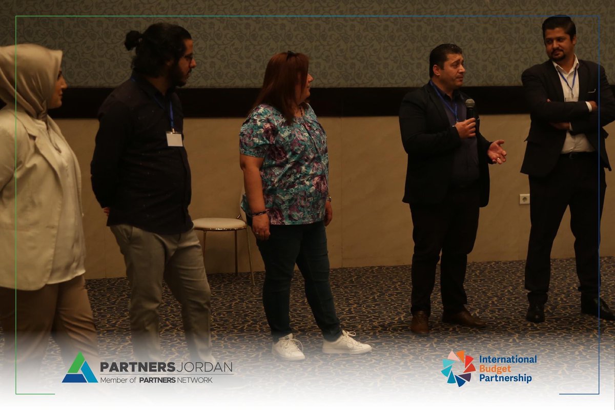 PartJo's tweet image. ضمن جهود منظمة شركاءالأردن
 و@OpenBudgets ، عُقدت ورشة عمل آليات تعزيز الشفافية والمشاركة العامة والرقابة على الموازنة العامة وأدوار المجتمع المدني، وتم تحليل قوة وضعف المجتمع المدني الأردني في المشاركة بعمليات الموازنة. 

#الموازنة_التشاركية #PartnersJordan #OBS