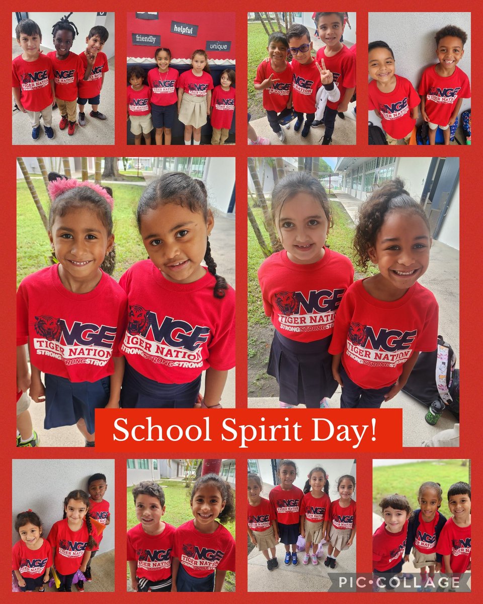 northglade's tweet photo. Look at our NGE Tigers representing  "School Spirit "Friday. #TigerNationStrong 🛟⚓️ @MDCPSNorth @SuptDotres https://t.co/98umca3N5s