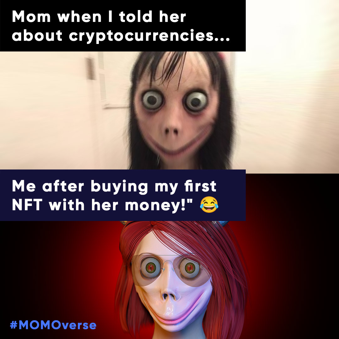 😂 

#CryptoLife #ThanksMom #NFT #NFTartist #NFTComminity #Memes