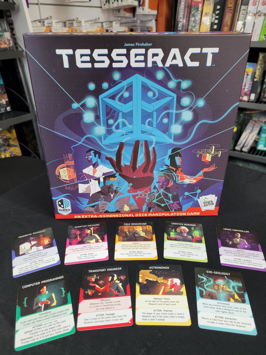 drewstees's tweet image. 🎲 Can you successfully contain the Tesseract? 🎲 Stop by Nick Nack's Full Frontal Attack in Hershey for a demo of this unique cooperative game! Running today from 10am - 3pm!

@SmirkandDagger 
@NickNacksAttack
@DexEnvoy