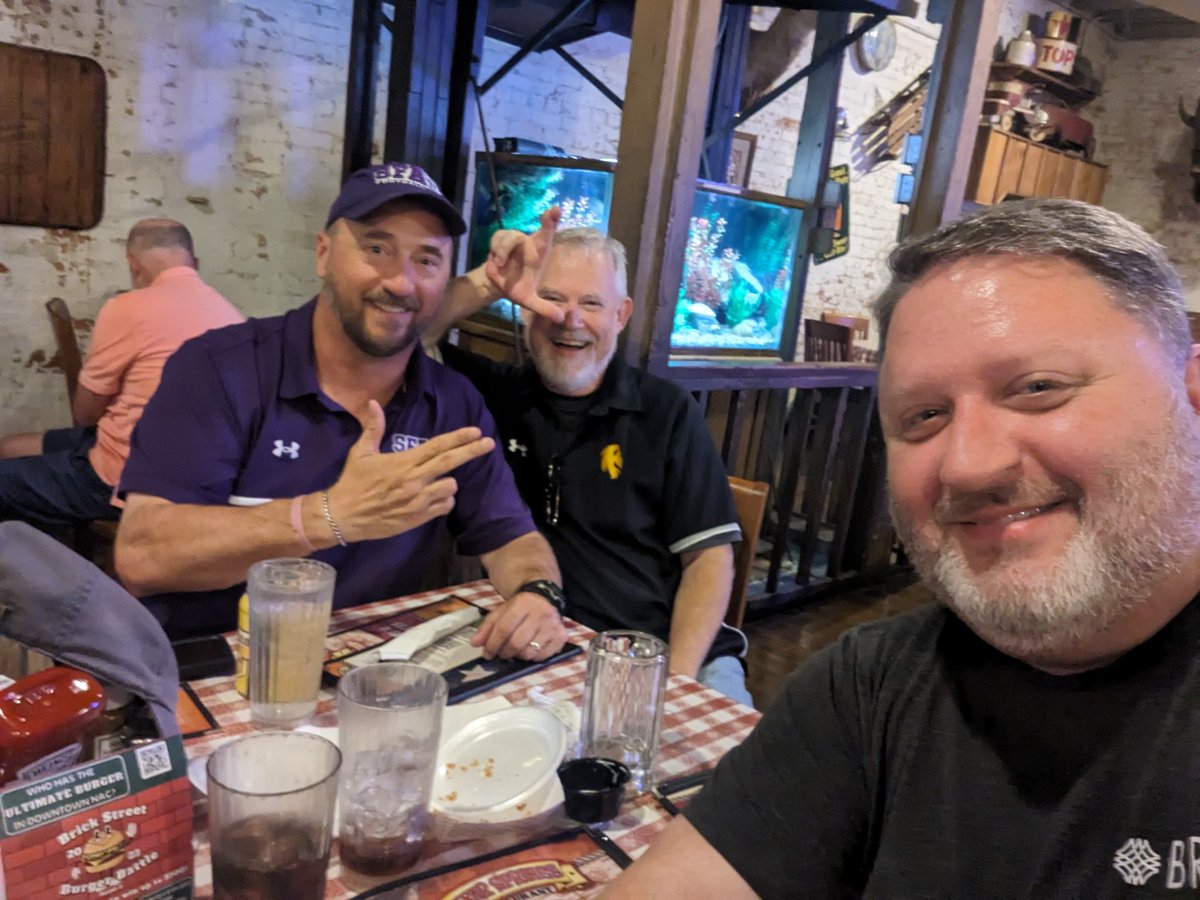 Stories were told 😂 <a href="/chitsport/">Charles Chitwood</a> <a href="/CoachCarthel/">Colby Carthel</a>