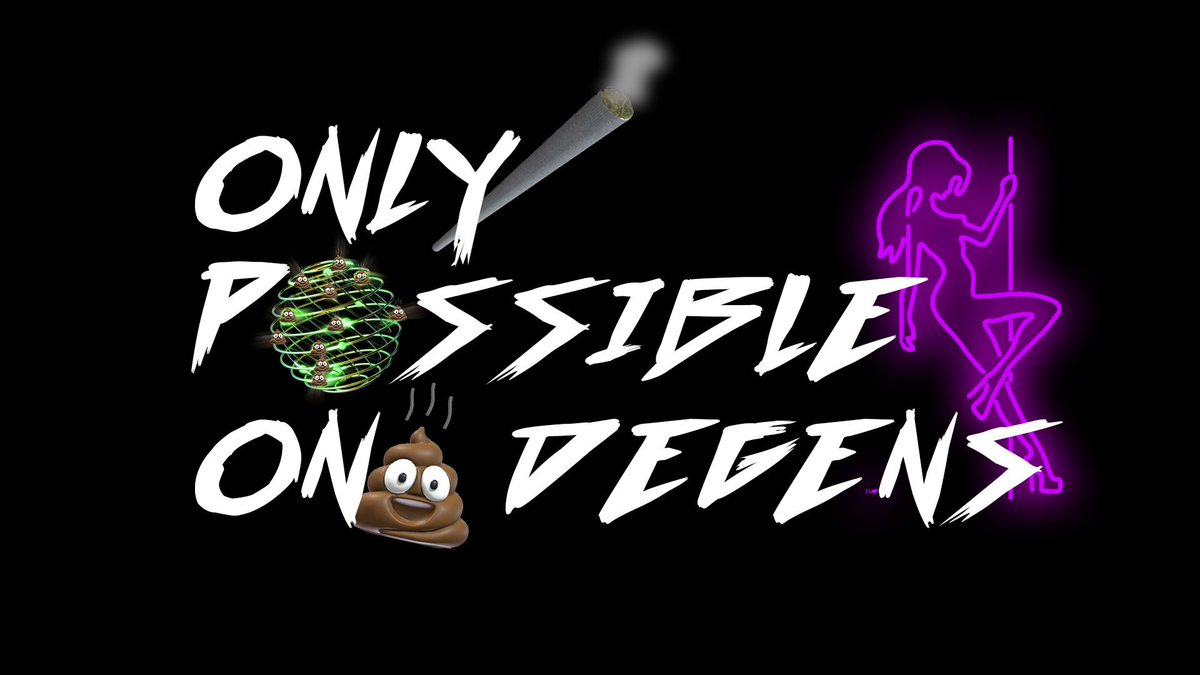 OnlyPODengens's tweet photo. Gm degens! 

#OnlyPossibleOnSolana https://t.co/zSC2YNa7ZB