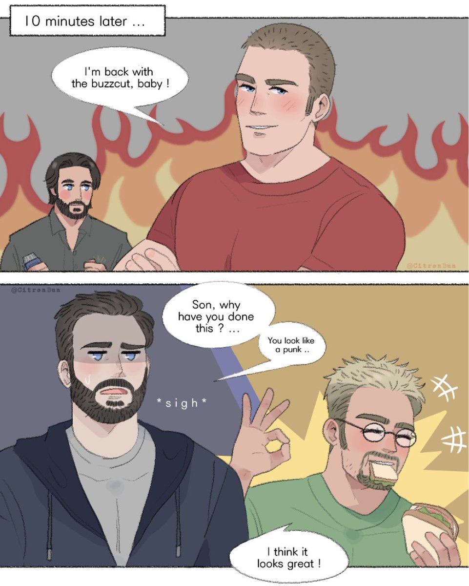 The buzzcut comeback ! ( • ̀ω•́ )✧ 

#johnnystorm #fantastic4 #arilevinson #theredseadivingresort #andybarber #defendingjacob #jakejensen #thelosers #chrisevans #fanart