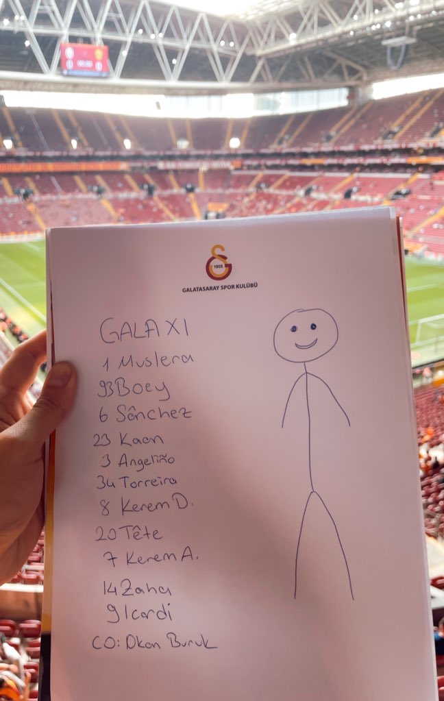 Our designer is on leave today. 🙃

#GalaXI #GSvAG