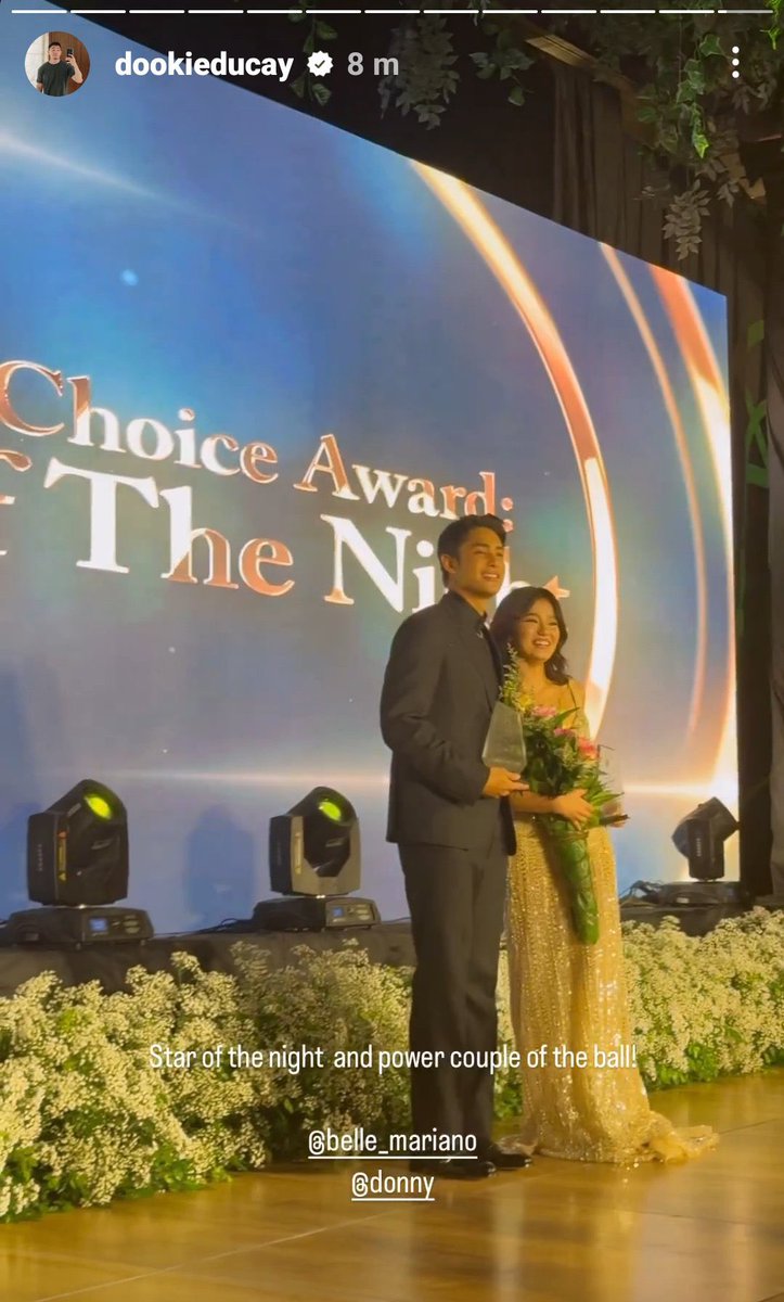 BondelleEnjoyer's tweet photo. SHIT. WE WON ON POWER COUPLE AND STARS OF THE NIGHT??

THANK YOU LORD😭😭😭 congratulations everyone!

DONBELLE ABALLazing STARS
#BELLEOfTheBall
#DazzlingDONNYOfTheBall https://t.co/XHFSByTlgA