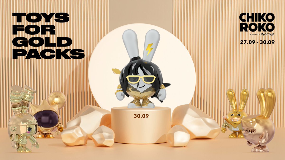 🥇 LAST DAY: TRUE ROCKER GOLD🥇

⏰ You'll have exactly 24 hours from the moment of this announcement to seize this opportunity and grab the True rocker Gold toy! You'll get your toy within 12 hours after the purchase.

👉 Learn more about this collection: t.me/chikoroko/4037