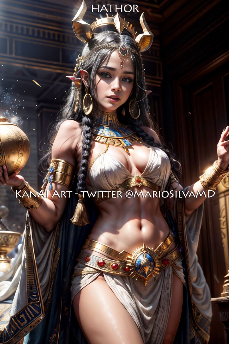 KanAIArt's tweet photo. Creando los dioses de Egipto - Creating the gods of Egypt 
#AIイラスト #AIArtworks #原神 #Fantasylifestyle #fantasy #arte #anime #animegirl #cosplay #cosplayer #cosplayergirls #AnimeArt #AnimeJapan #InteligenciaArtificial #music https://t.co/jE5ubWAX6k