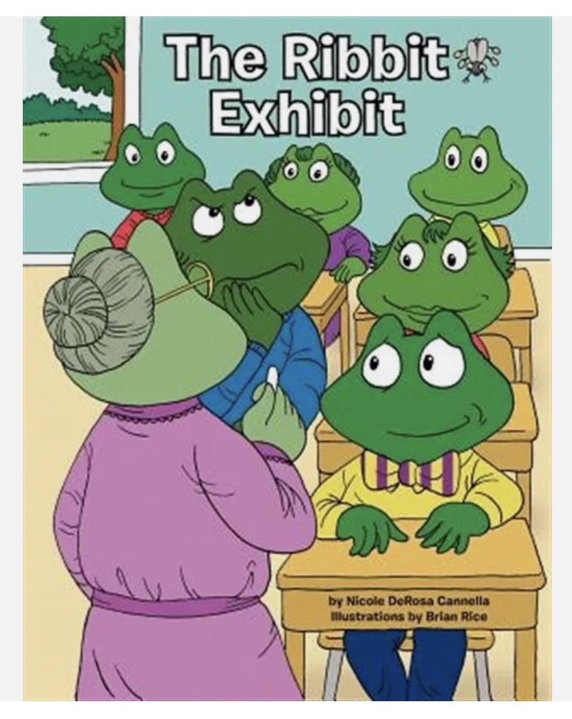 MsWalshie's tweet photo. The Walshies got quite a treat this week. The amazing author, Nicole DeRosa stopped by Room 5 to talk about being an author, illustrators, and shared how powerful words can be. We also got to listen to her read her book, The Ribbit Exhibit ๐ธ๐ฉท๐ #writingIShardwork https://t.co/BSjSvQbrQ0