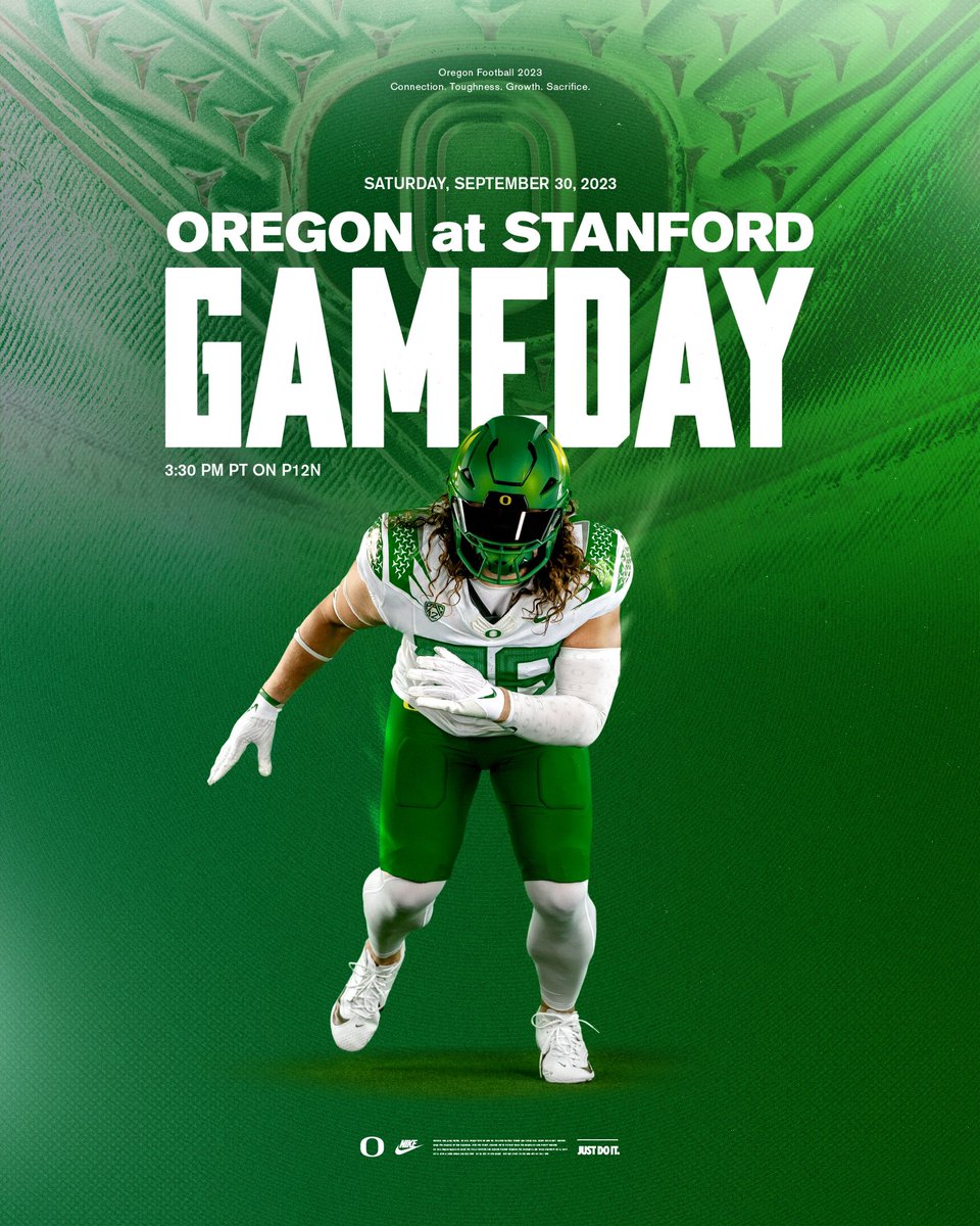 oregonfootball's tweet photo. Lock in. It’s GAMEDAY!

🆚 Stanford
🕞 3:30 PM PT
📺 @Pac12Network 

#GoDucks https://t.co/FsktbEZmPB