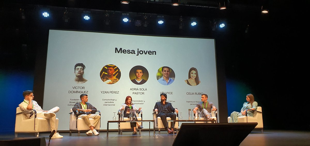 Mucho talento, trabajo y mérito. 

Ejemplos de éxito y adaptación al cambio para todos, jóvenes y no tan jóvenes.

<a href="/wallstwolverine/">Wall Street Wolverine</a> <a href="/yzanprz/">Yzan Pérez</a> <a href="/UriVyce/">Uri Vyce</a> <a href="/_CeliaRubio/">Celia Rubio</a> y Adrià Solà Pastor #AEF #Andorra