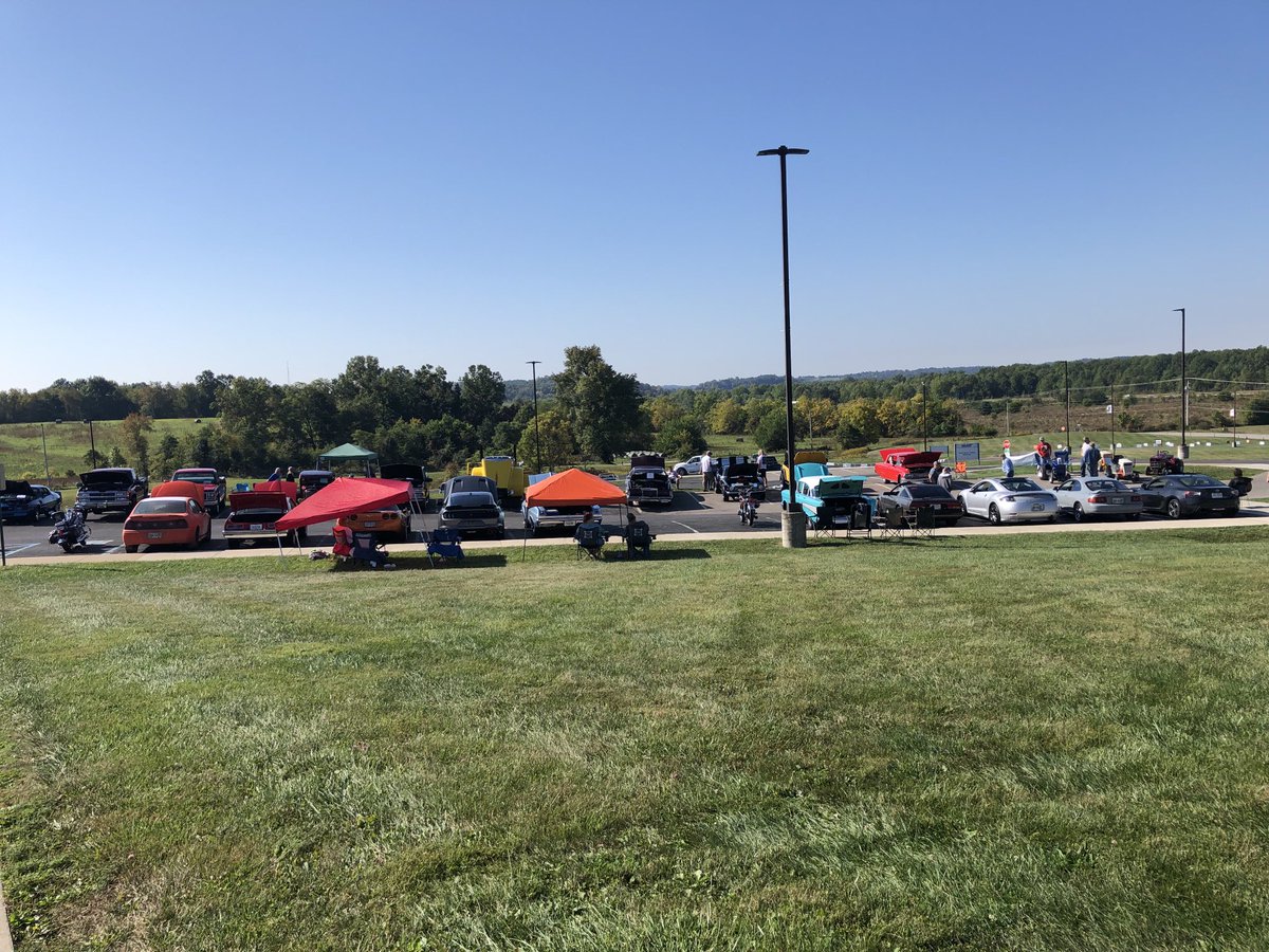 Great turnout for the auto show today! Most entries since we started this yearly event. Mother Nature blessed us with great weather as well. Still time to make it. #MECTC