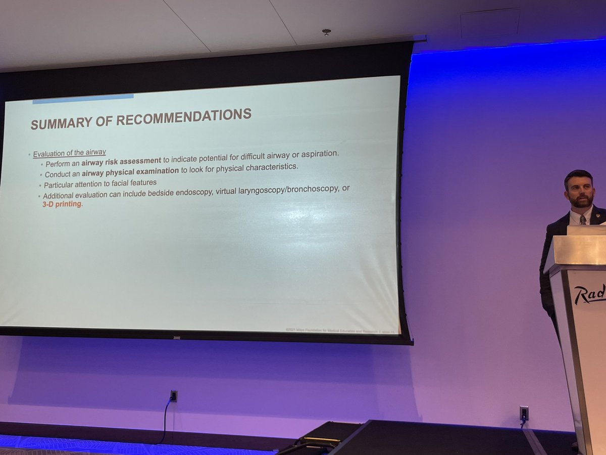 Excellent summary of <a href="/ASALifeline/">ASA®</a> updated difficult airway management guidelines by <a href="/ChaseSimsMD/">Chase Sims, MD, FASA</a> 

🔑 preparation ahead of time with airway eval, 3D printing when relevant

<a href="/MayoAnesthesia/">Mayo Clinic Department of Anesthesiology</a> <a href="/UMNanes/">UMN Dept. of Anesthesiology</a> <a href="/MSAphysicians/">MN Anesthesiologists</a> <a href="/rljohnsonmd/">RLJohnson</a> <a href="/asabcejo/">Arney Abcejo MD</a> <a href="/EricaWittwer/">Erica Wittwer</a>