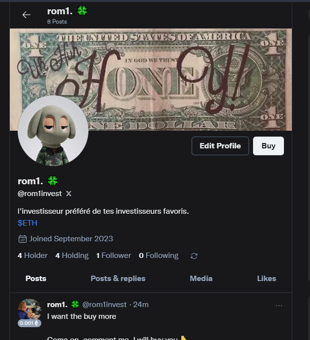 Hey guys, buy me on @PostTechSoFi
I buy back you 🎁