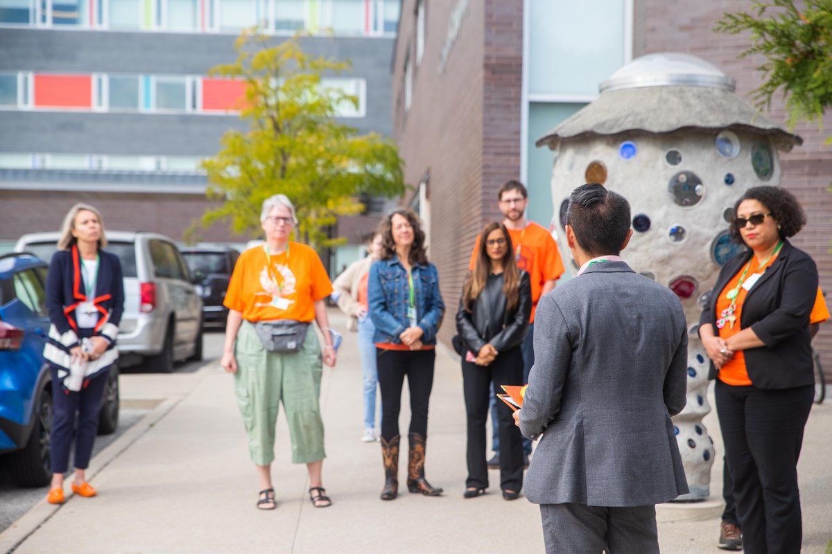 HBKidsHospital's tweet photo. We raised the Every Child Matters flag in solidarity with Indigenous communities across Canada in recognizing the significance of Sep 30. Our responsibility is to acknowledge past injustices and commit to a future of truth, reconciliation and healing. https://t.co/aQd0qwqel4 https://t.co/aM7czL0Ah0