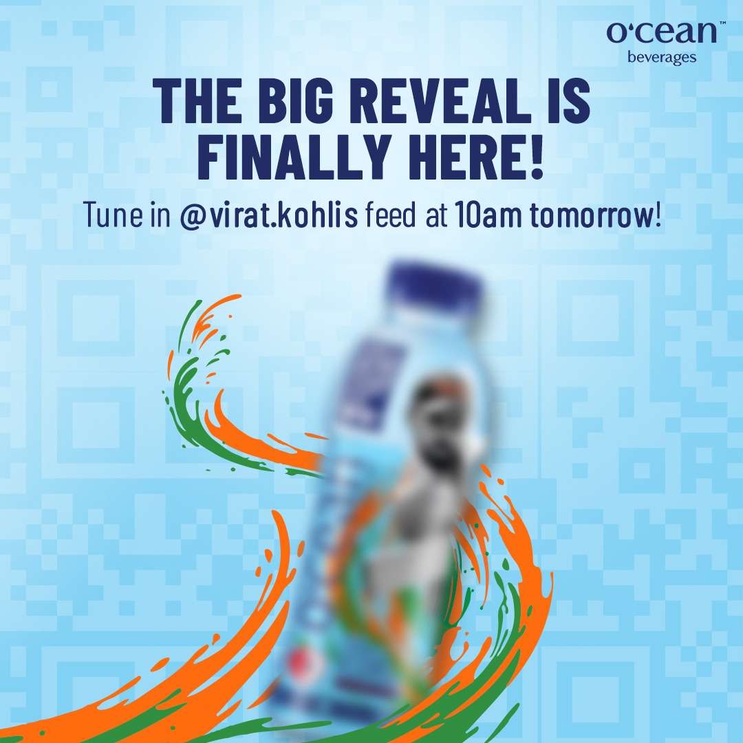 The moment we've all been waiting for! Set your alarms for 10 am tomorrow and head over to @imVkohli 's feed for the BIG REVEAL! 🤩

 #StayTuned #BigReveal #ExcitingNews
#Oceanbeverages #WinAChance #ScanHydrateWin  #SignUpNow  #OceanDrinks #JoinTheHydrationMovement #GiftHampers