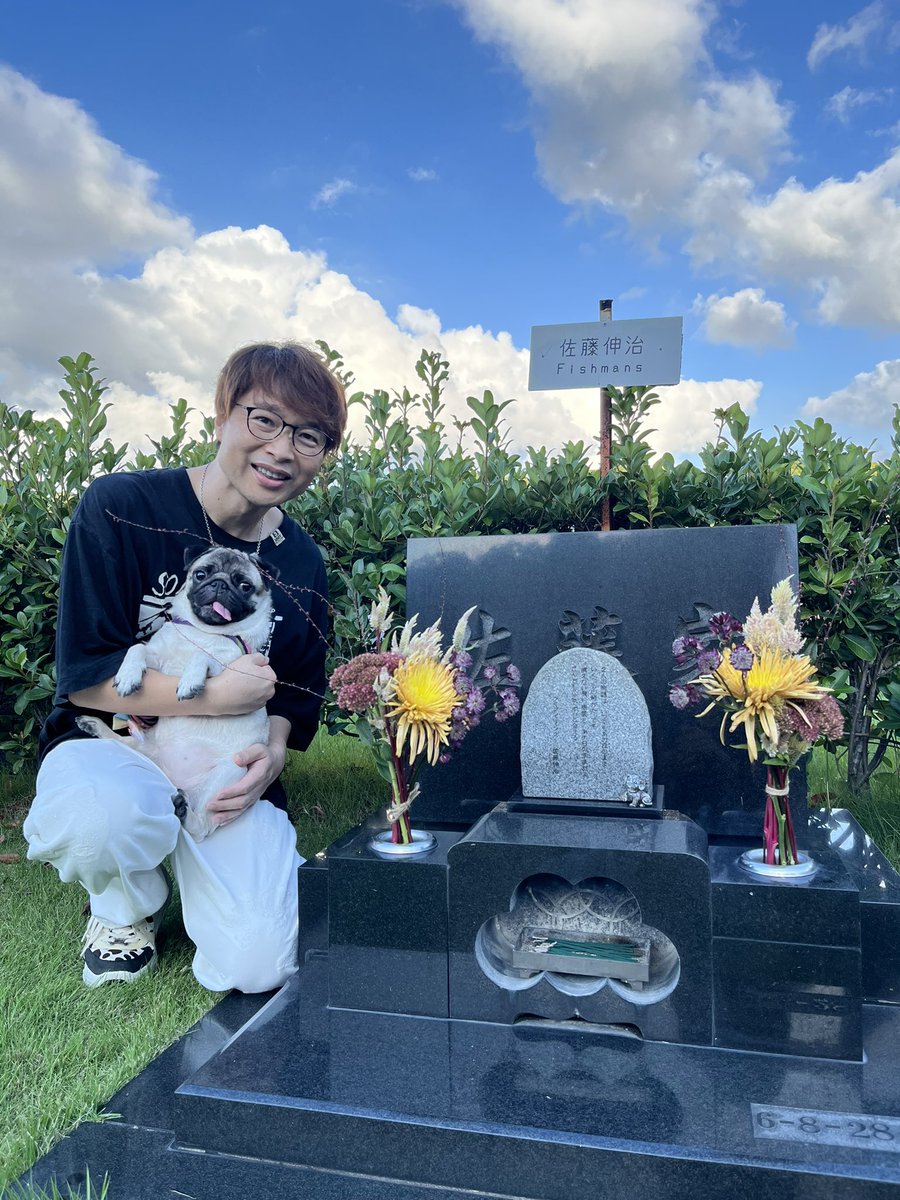 kin_drums's tweet photo. Dear サトちゃん

いよいよツアーが始まります。すべての愛と集中力を注いで最高のものにしたいと思ってます。

どうか見守っててほしい。全力で奏でるよ！また会いに来るね✨✨

2023.9.30 Kin-ichi Motegi

#スカパラ #フィッシュマンズ https://t.co/KyZcSNG7MT