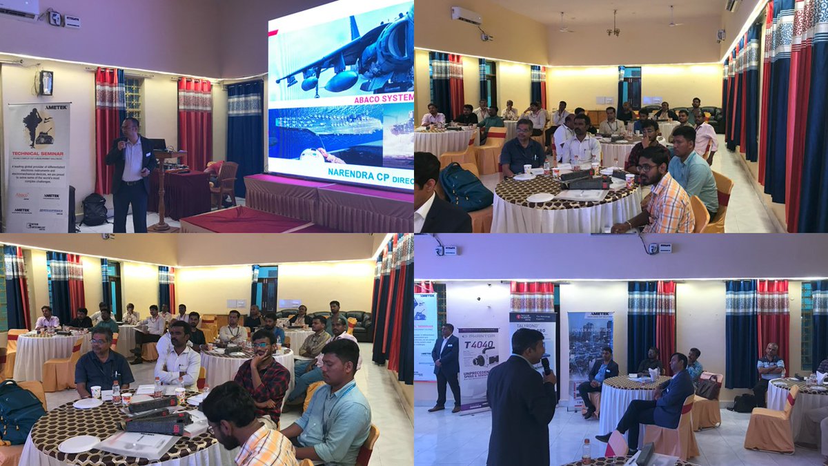 AMETEK India recently concluded a successful Technical Seminar -"Solving Complex Test &amp; Measurement Challenges" for the Defense Segment. We thank all who attended the event for taking time out from their busy schedules and joining us to make the Seminar a Grand success. 
#defense