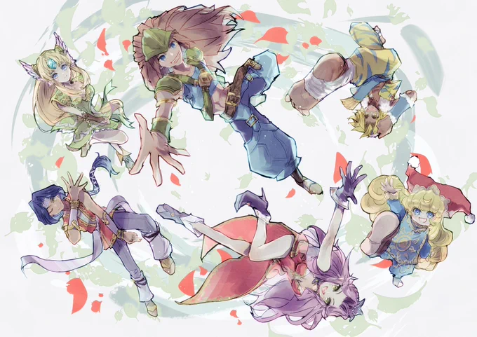 #聖剣3_28周年 #Seiken3_28th_anniversary ちょっと遅刻いたしましたが、28周年おめでとうございます