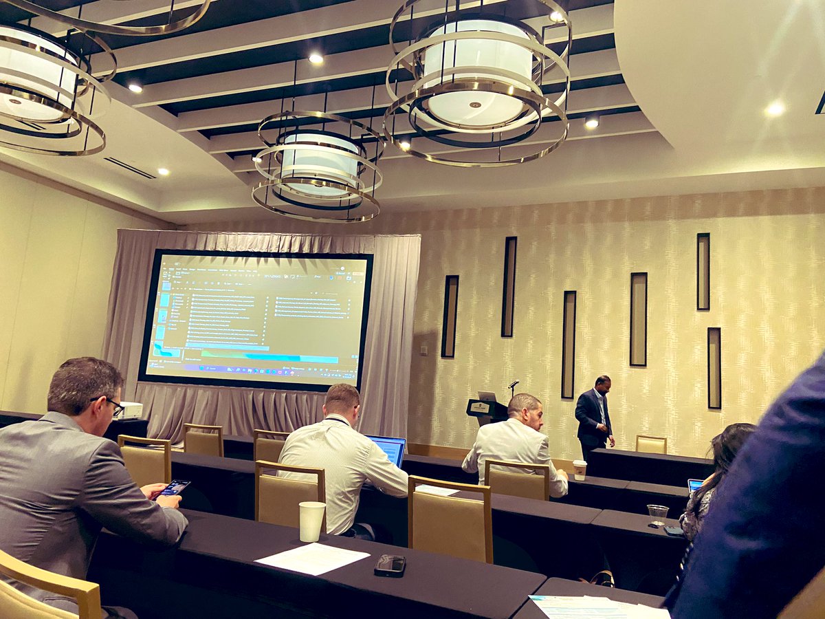 Great talks by our surgeons in the USF Stone Center of Excellence discussing laser technology and the use of mini-PCNLs! <a href="/drdavidh77/">David J. Hernandez</a> <a href="/hari_uro/">Hariharan Ganapathi</a> #UroToros #USFUrology