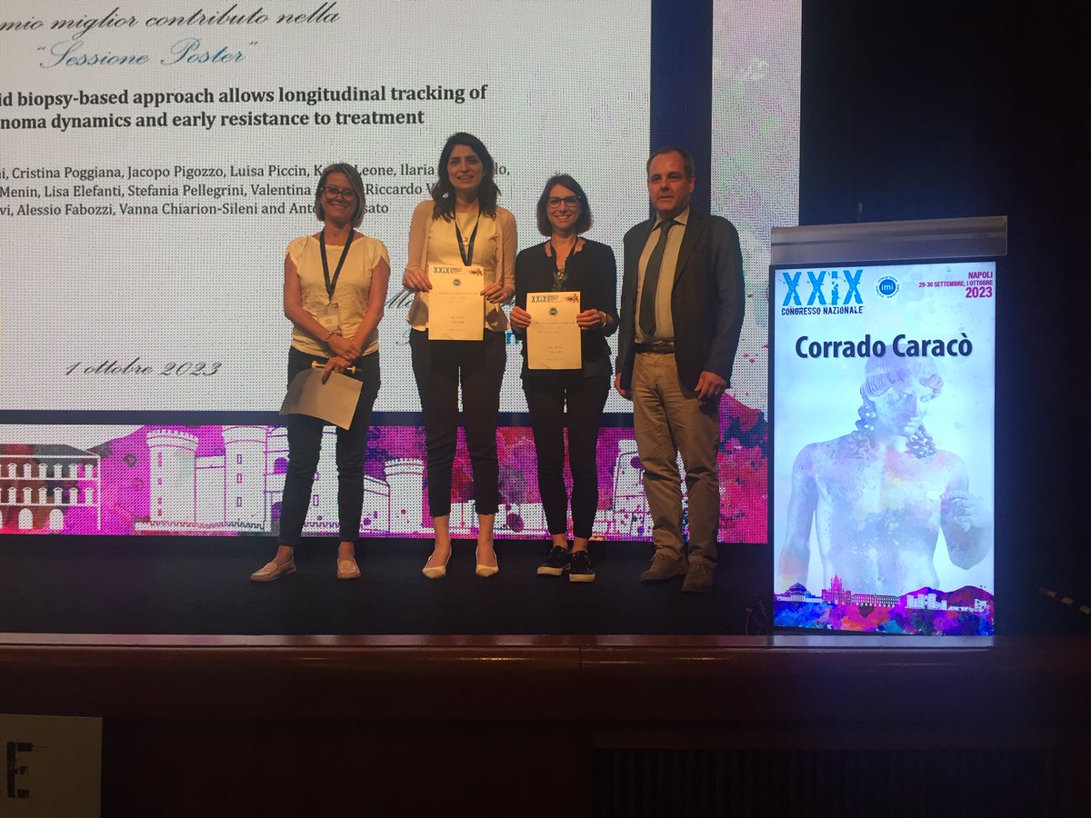 Premiazione dei migliori tre poster al XXIX Congresso Nazionale IMI!
.
#melanoma #skincancer