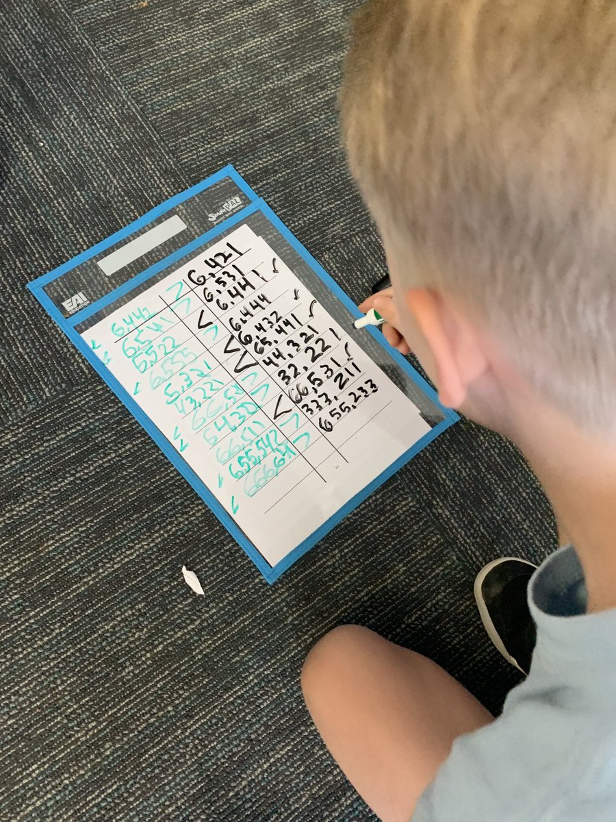 Who can create the largest number to win a round of Who Has More? ⁦<a href="/WillisLaneES/">Willis Lane ES</a>⁩ ⁦<a href="/KISDMathSquad/">KISDMathSquad</a>⁩