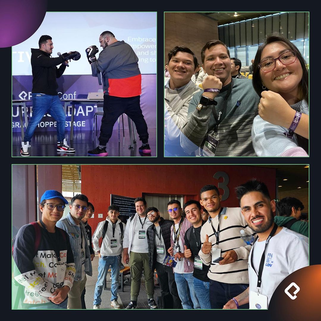 platzi's tweet image. ¡Hace tan solo una semana fue #PlatziConf! 💚 El encuentro más grande de la comunidad de profesionales en tecnología más grande de la región y seguimos viendo sus fotos y aprendizajes. 

¿Qué fue lo mejor que te llevaste de estar ahí? ¿Qué te gustaría vivir en la próxima?