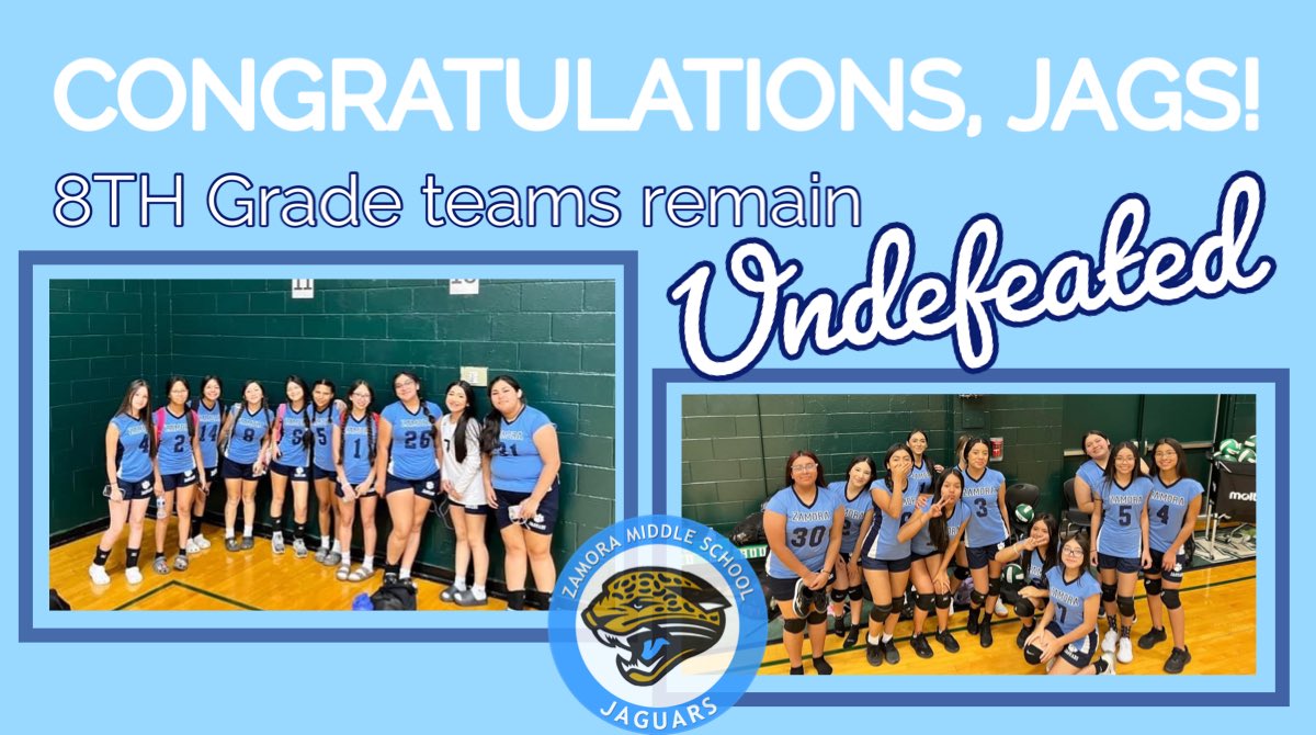 Keep up the great work! South San Varsity volleyball &amp; Coaches will be there to support on Thursday, October 12th! 🏐🫶🏻 <a href="/ZamoraAthletics/">Zamora Athletics</a>  <a href="/dwight_pe/">Dwight MS Athletics</a>