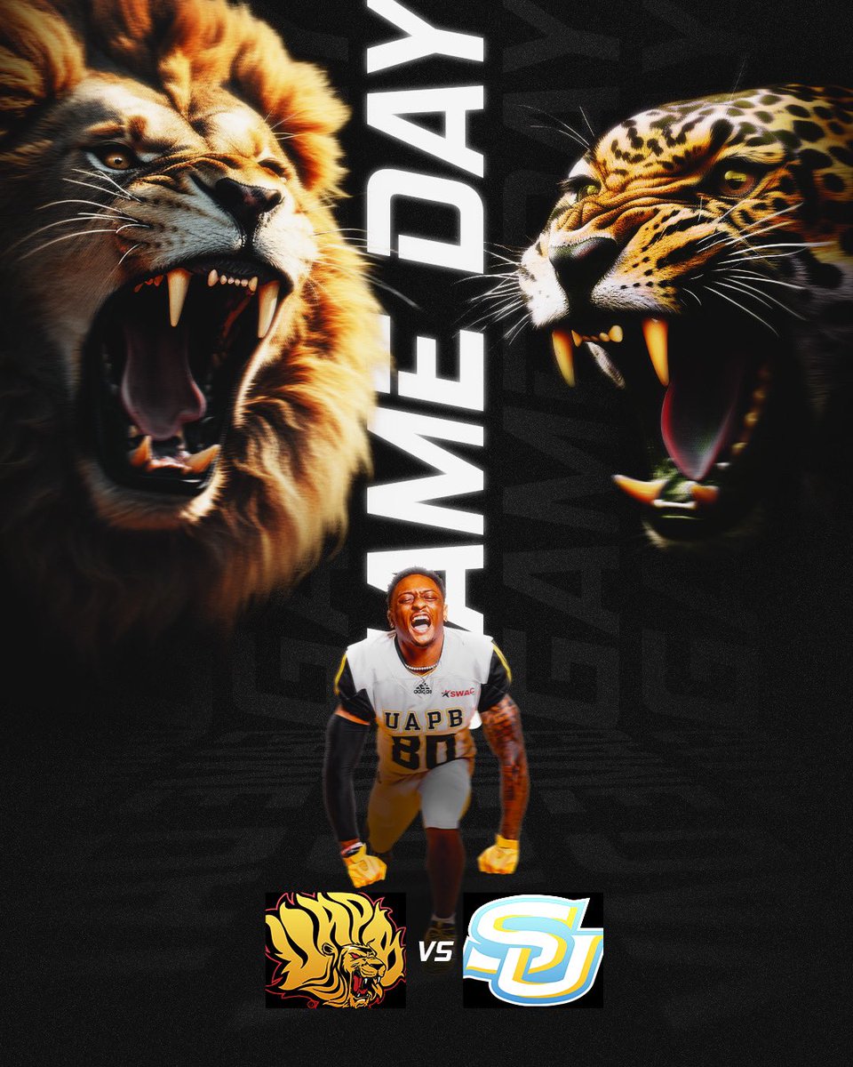 UAPBLionsFB's tweet photo. 𝐖𝐚𝐫 𝐭𝐢𝐦𝐞. 

🆚: 𝐒𝐨𝐮𝐭𝐡𝐞𝐫𝐧 𝐔𝐧𝐢𝐯𝐞𝐫𝐬𝐢𝐭𝐲
📍: 𝗣𝗶𝗻𝗲 𝗕𝗹𝘂𝗳𝗳
⏰:4️⃣ 𝗣𝗠
📺: https://t.co/qrb8hcKQcS https://t.co/aEZmXStfdN