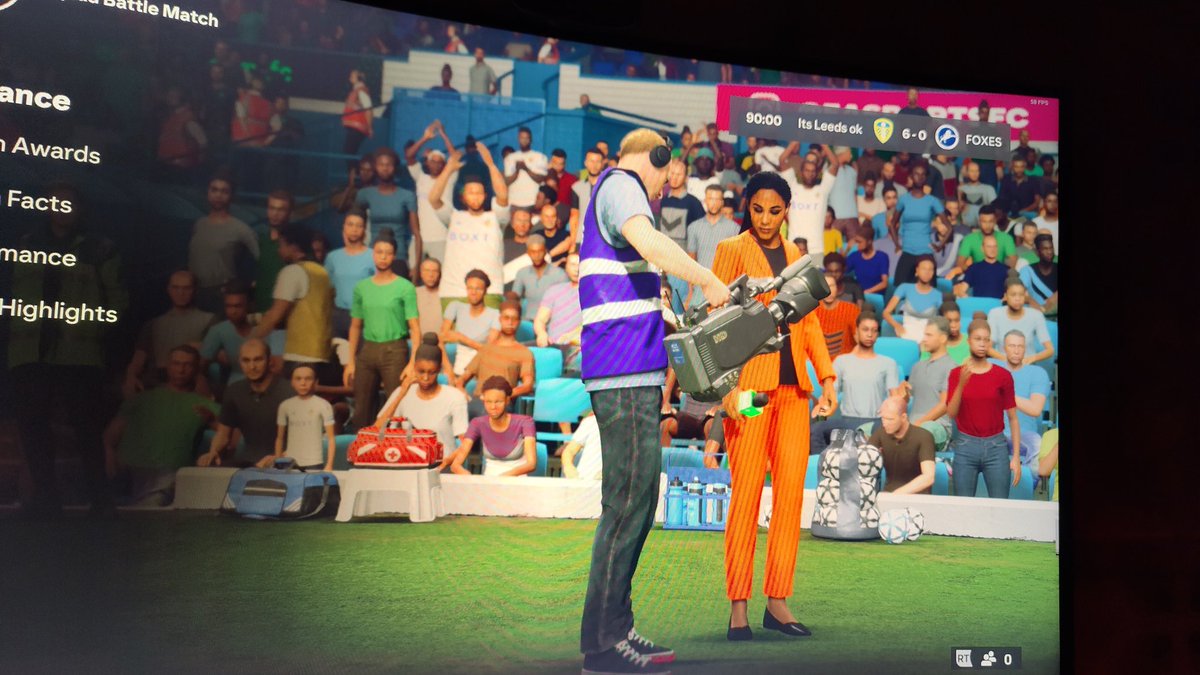 Great to see <a href="/AlexScott/">Alex Scott</a> doing post match interviews in the new #FC24