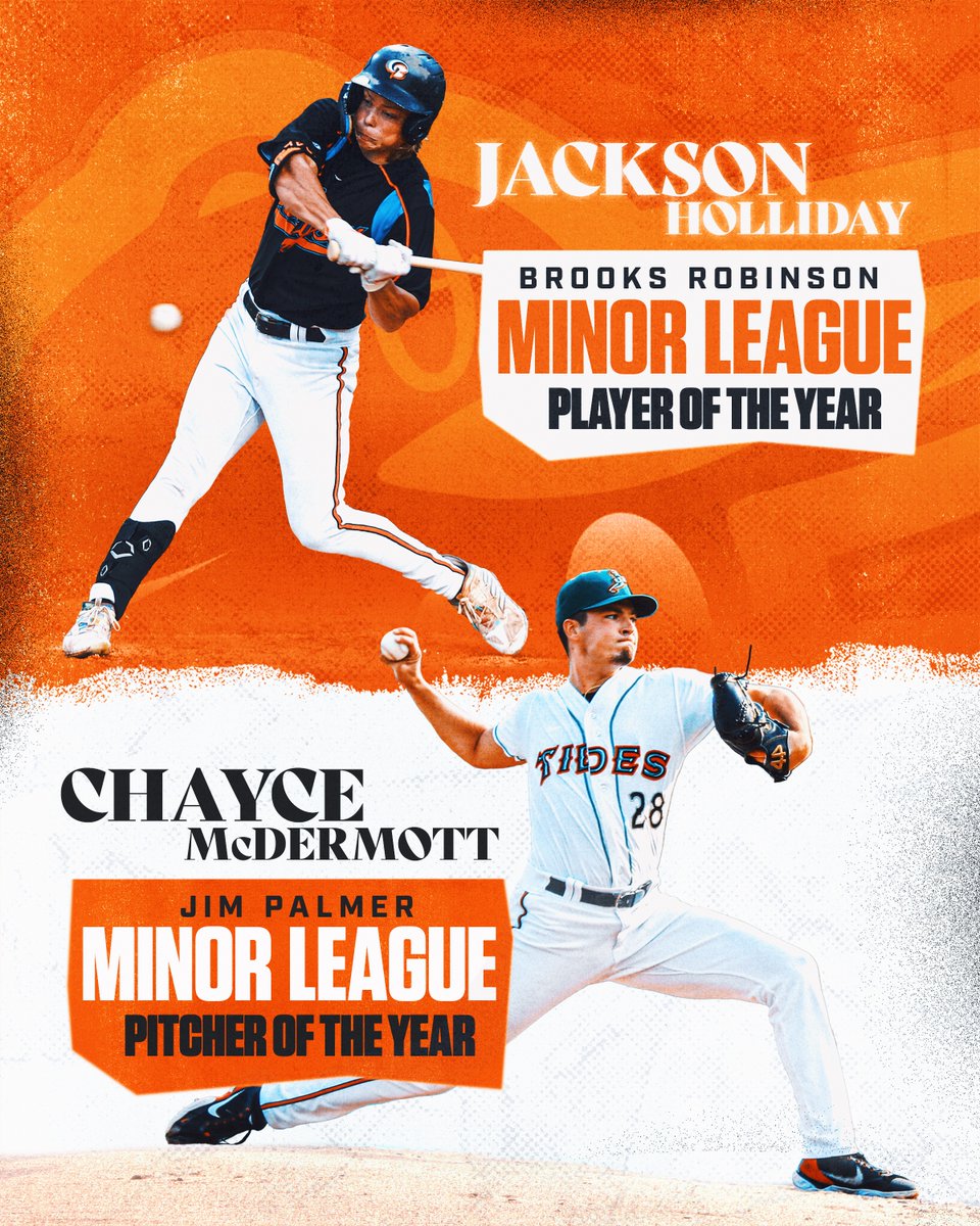 Congratulations to Jackson Holliday and Chayce McDermott 🎉