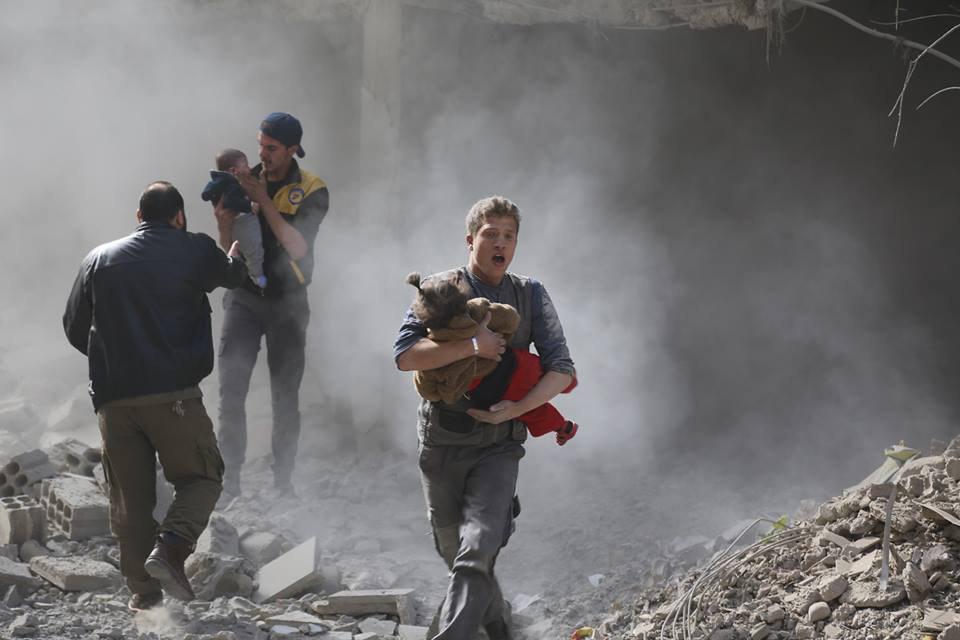 SyriaCivilDef's tweet photo. Eight years have passed since the beginning of the Russian military intervention in #Syria on September 30, 2015. The intervention had far-reaching consequences, profoundly reshaping the political and humanitarian landscape, and causing immediate and long-term catastrophic consequences for the Syrian people with widespread displacement and loss of life. Russia's intervention in Syria not only escalated a humanitarian crisis, but also hindered the prospects for peace and the Syrian people's aspirations for a better tomorrow.