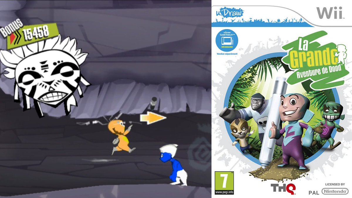 SatanosSKM's tweet photo. Puzzle-platformer très original, la "Grande Aventure de Dood" sur Nintendo Wii essaie de tirer le maximum de la tablette U-Draw ! ✏️🧐
▶️ https://t.co/OFjd88U46y
#wii #retrogaming #udraw #puzzleplatformer #puzzle #THQ https://t.co/Eu2z0CV3M2