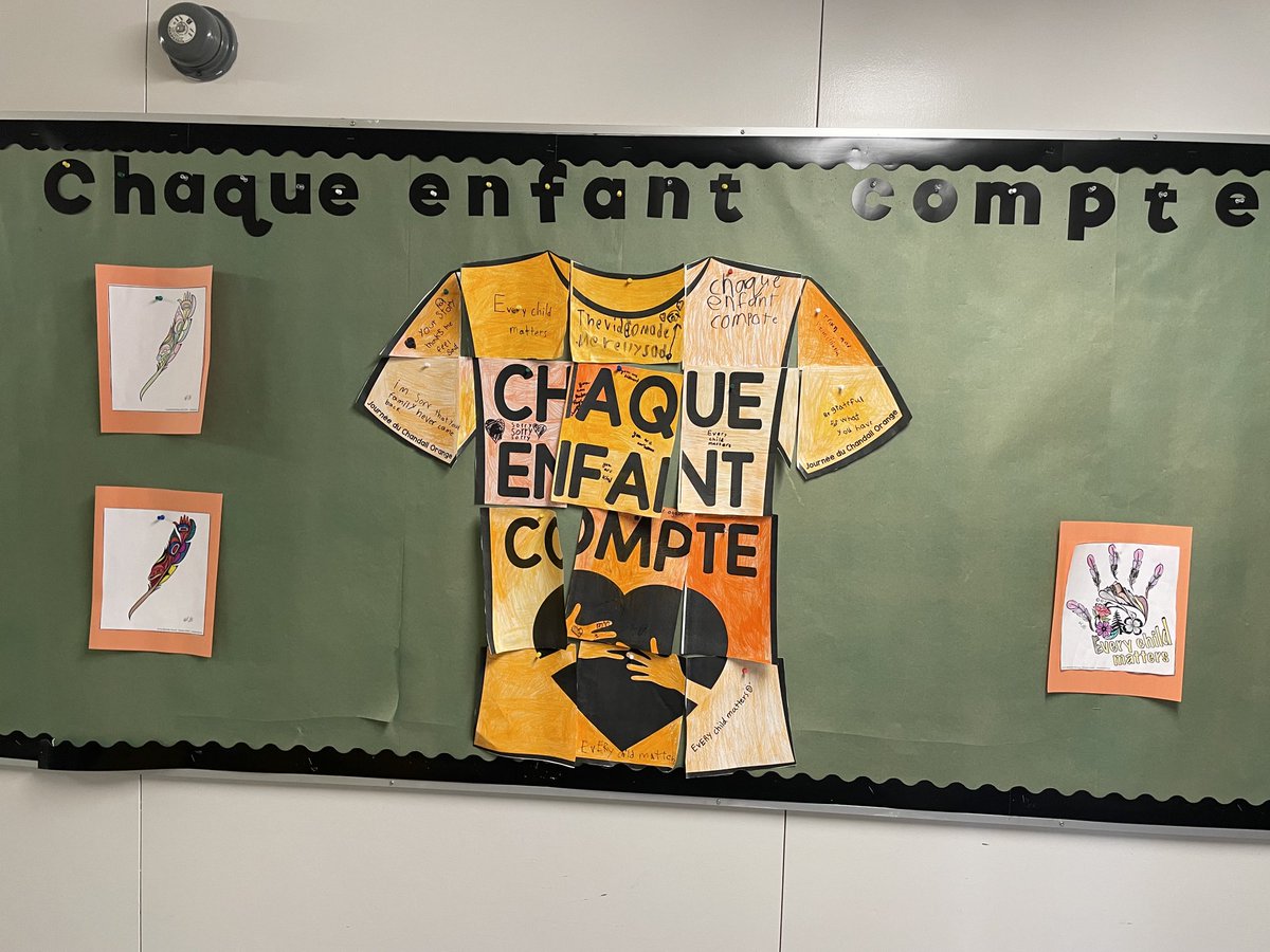 Orange Shirt Day at Ecole Aubrey. Deepening our understanding as we learn together about Truth and Reconciliation ⁦<a href="/burnabyschools/">Burnaby Schools</a>⁩