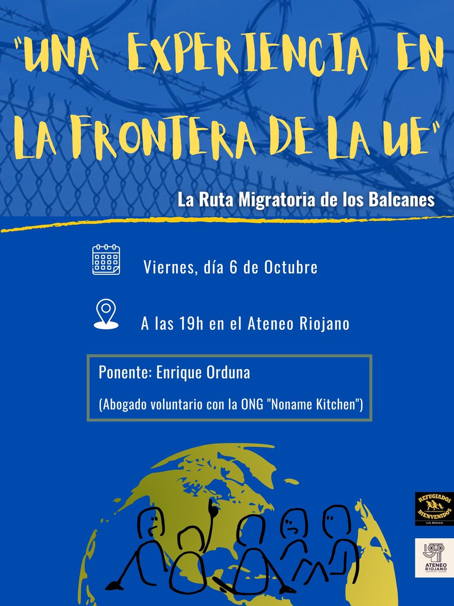 Viernes día 6 de Octubre en el Ateneo Riojano. Os esperamos!!!
