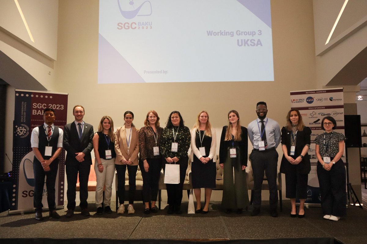Wrap up for Working Group 3 of #sgc2023! Hosted by the @spacegovuk, the delegates explored the role of space agencies in the NewSpace era. #sgac #space #event