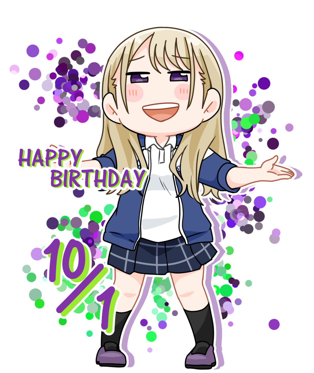 「AZMさんお誕生日おめでとうございます!!  もうすぐデビュー10周年!すごすぎ」|たぬきち🤼‍♀️連載『輝け‼︎スターダム女子校』のイラスト