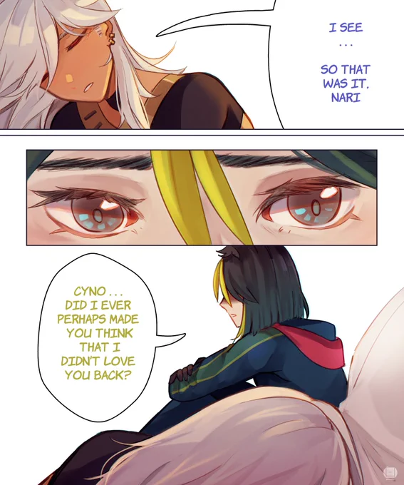 ways to love you (5/?) 📚🌿  #GenshinImpact #原神 #cynonari #tighnari #cyno