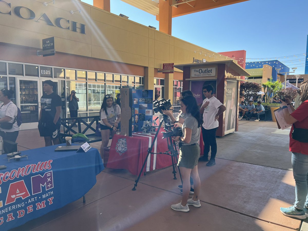 Kicking things off here at the <a href="/KTSMtv/">KTSM 9 News</a> weather fest! Representing Socorro High School and #TeamSISD! Stop by and check out some awesome student projects at the Outlet Shoppes at El Paso. <a href="/Socorro_HS1/">Ignacio Estorga, Ed.D</a> <a href="/bulldogscience_/">Becky Kreye_SHS</a>