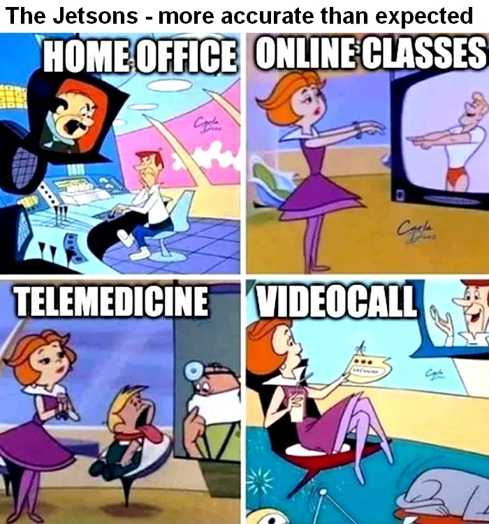 RacheleSim58205's tweet photo. @khara718 @khara718 yes, AI is definitely a combination of exciting and terrifying! Since you used an image from the Terminator movies, I instantly thought of the line from Terminator 1: "The machines got smart."  It's really funny how The Jetsons cartoon seemed to predict the future: https://t.co/6O6NR7ioIP