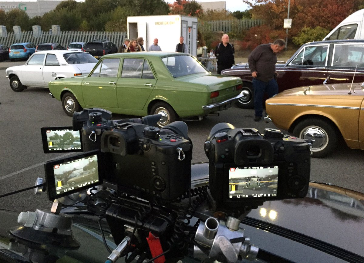 drivingplatesuk's tweet photo. Five Years Ago today, 30 Sept 2018 was the first day on set for the @drivingplatesuk team in Newcastle, with some lovely 60’s and 70’s classic cars. We opened the London office to serve UK and European productions the same week. We're looking forward to the next 5 years. #VP https://t.co/RRLEcpoGgx