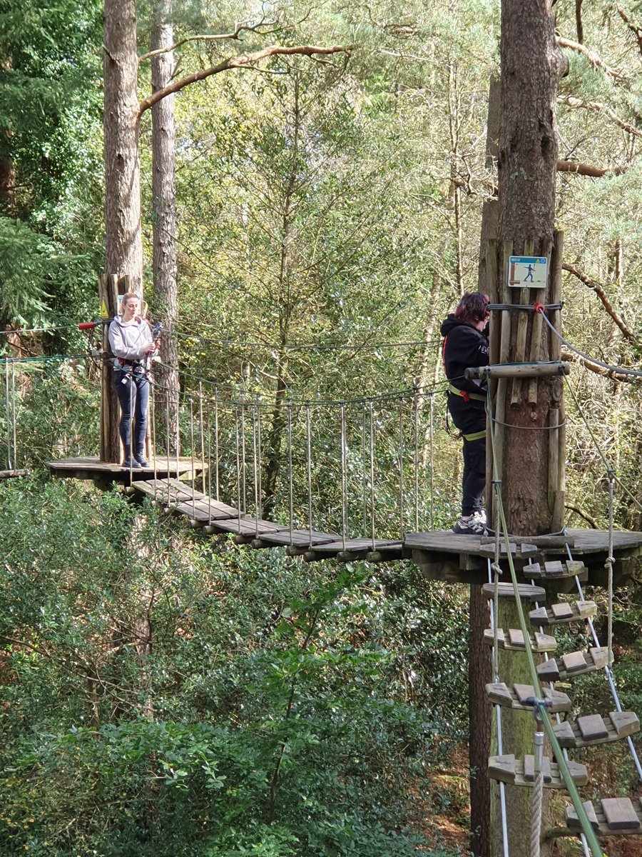 YC_DaVinci's tweet photo. We went on a trip to Go Ape at Haldon Forest and completed the Treetop Challenge 🌳 and played some outdoor games! #trip #teambuilding #challenge #students https://t.co/2YHdW6BfWC