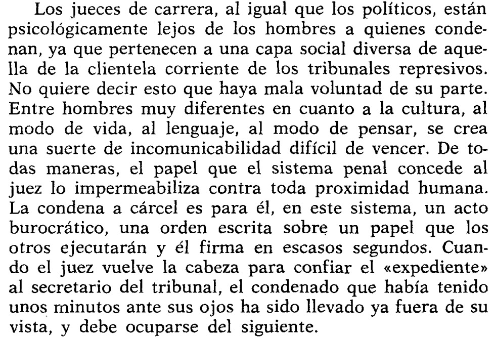 sebperezpelaez's tweet photo. De todos los problemas del sistema penal, además de su propia existencia, la mecanización de las condenas (la banalización del dolor) es, sin duda, uno de los más graves. https://t.co/60bhuc1J0p