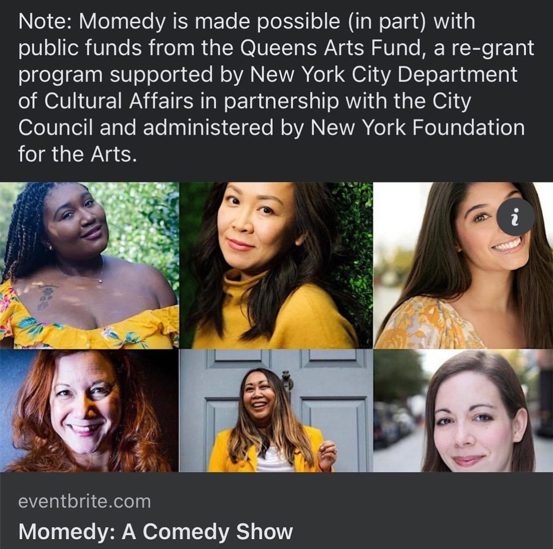 DavineDC's tweet photo. A true bargain for this hilarious lineup in NYC, thanks to the grant. 

Get your tickets now! https://t.co/uUF7QRtCtT https://t.co/lOtndy9p5O