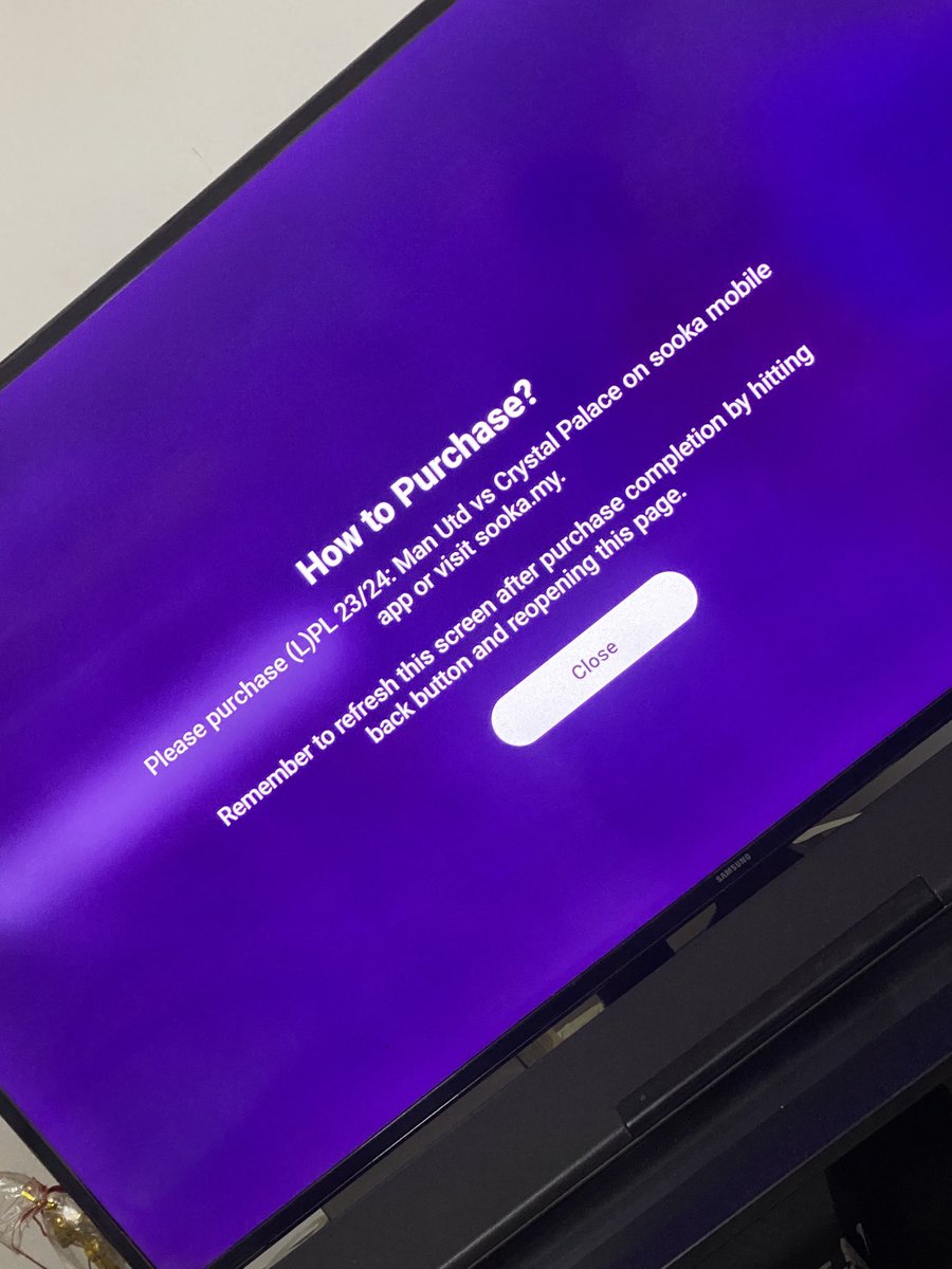 247nutshell's tweet photo. @sookamalaysia I demand a refund for this. My plan is still active.  While watching halfway, this errors appears on my screen. Regardless many tries, I’m still having trouble with the app. I’m totally disappointed with this. Moreover while watching football https://t.co/fItr1e6iUs