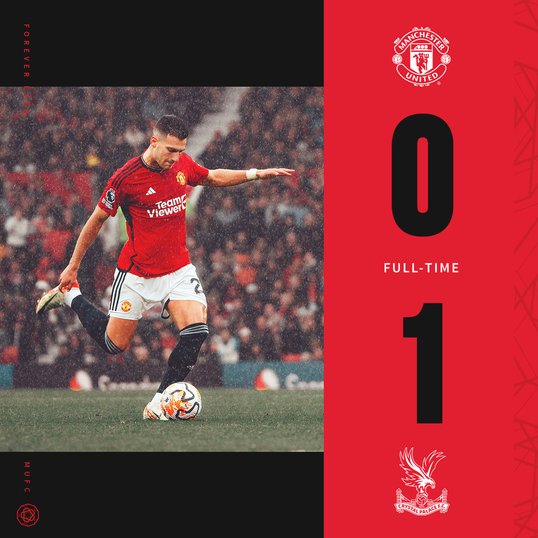 ManUtd's tweet photo. Defeat for United.

#MUFC || #MUNCRY