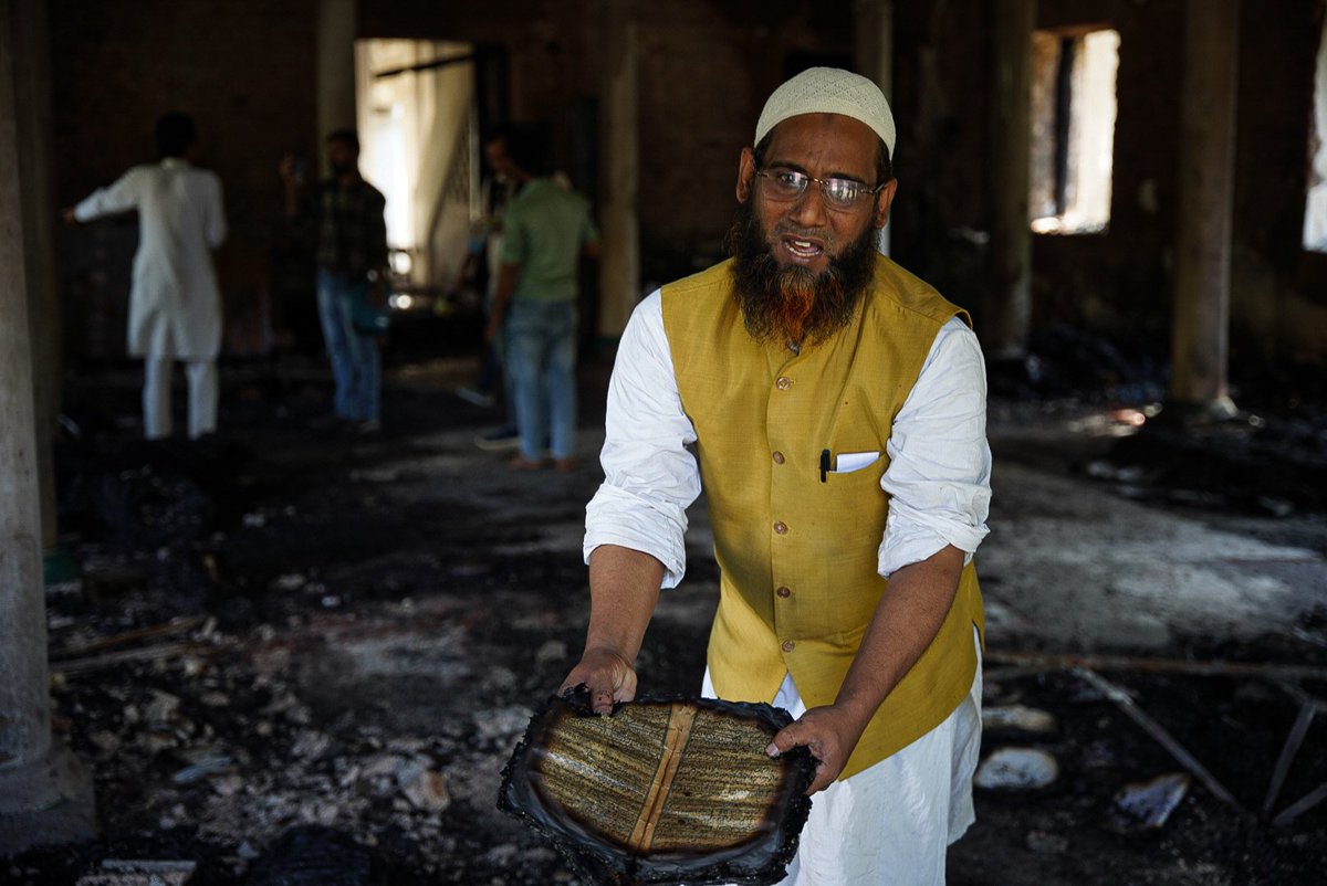 meerfaisal01's tweet photo. Bihar government has given assistance of Rs 30 crore for the reconstruction of Madrasa Azizia, which was set ablaze by the Hindutva mob on March 31st.

For this story, I traveled from Delhi to Bihar Sharif. #SupportIndependentJournalism

Photos: @meerfaisal01

#MadrasaAzizia https://t.co/BLNOcTPQdF