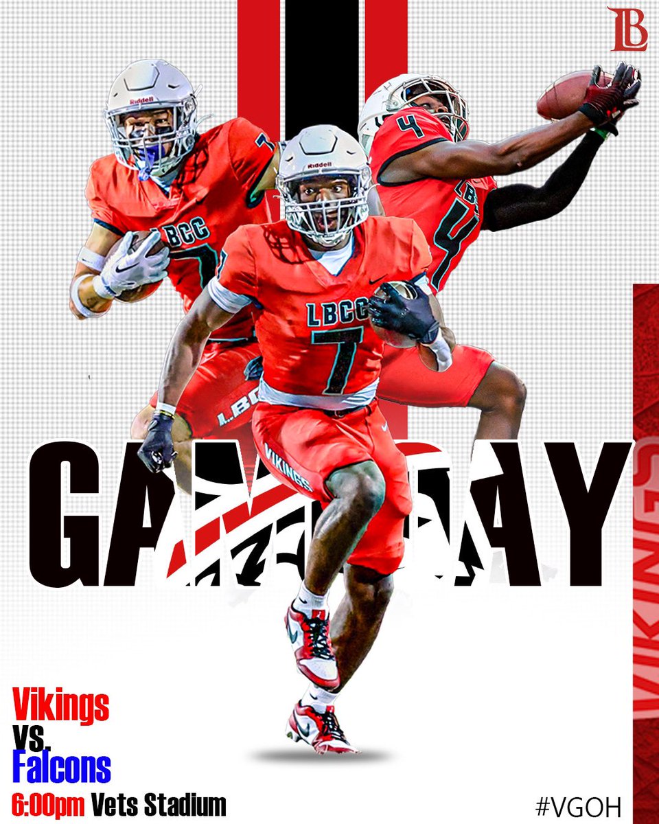 LBCCFB_VGOH's tweet photo. It’s time!! #CrossTownCup #VGOH
📍 Veterans Memorial stadium 
⏰ 6:00pm https://t.co/bZARajRDAA